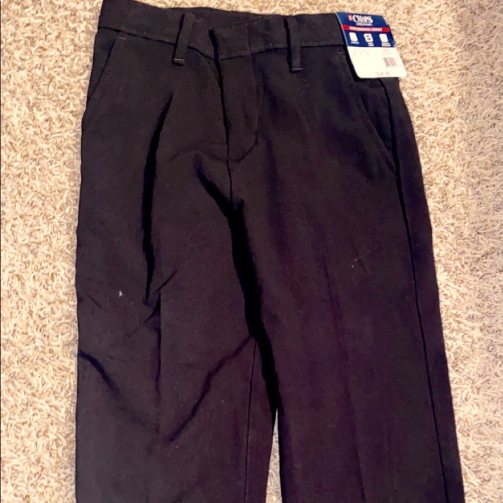 chaps black dress pants NWT